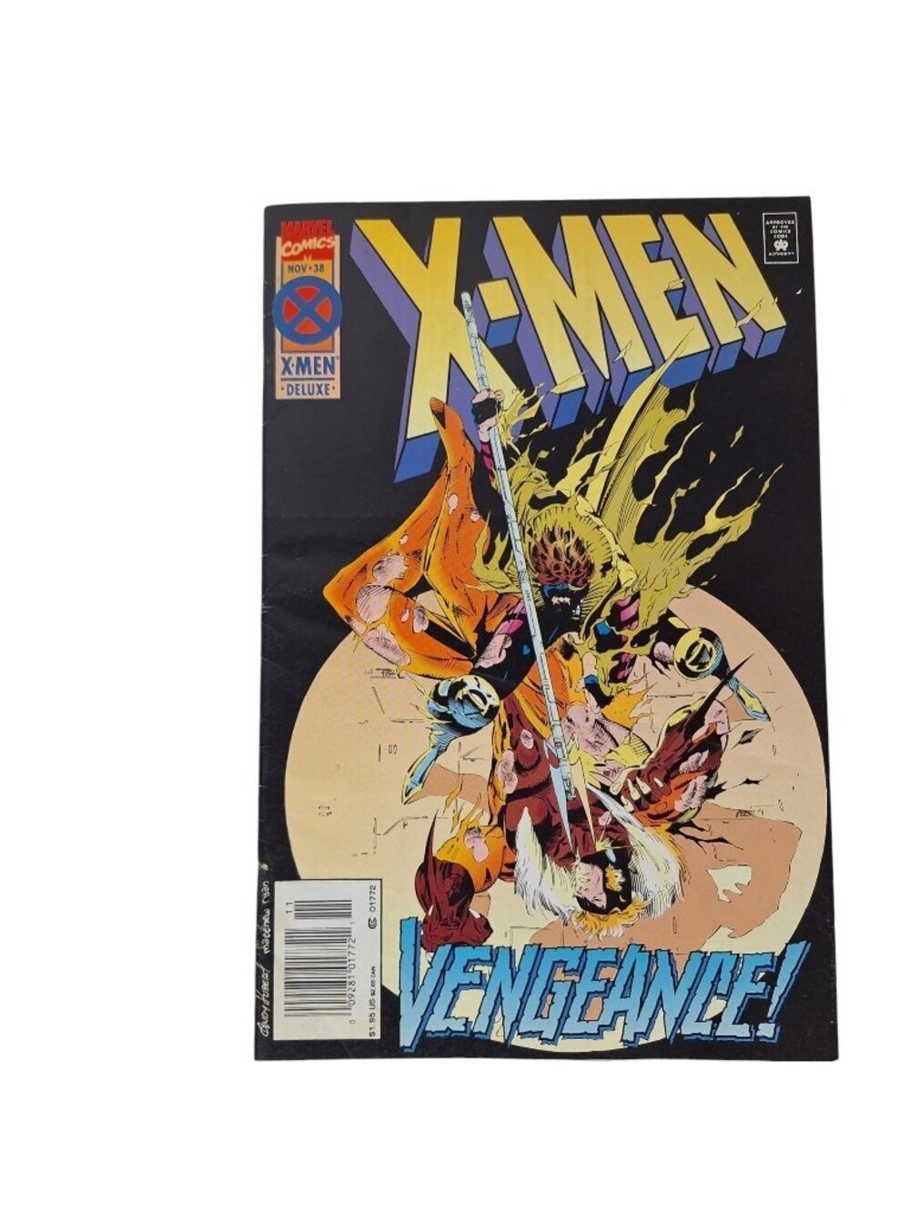 X Men #38 Marvel Comics 1994 Gambit Sabretooth